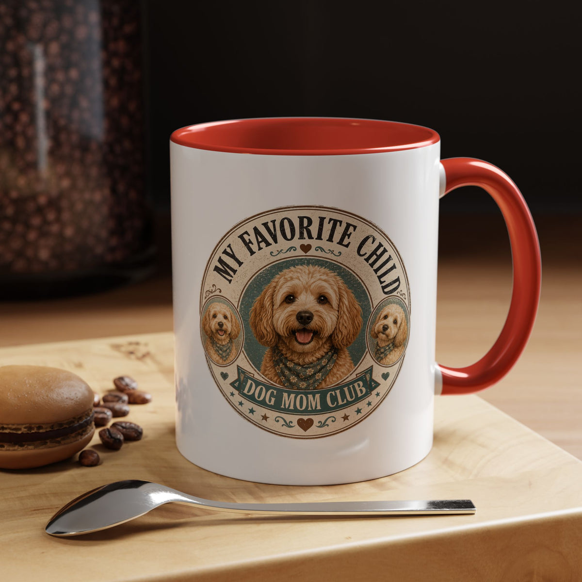 Milo Bailey Dog Dad Mom Dog Mom Coffee Mug — "My Favorite Child" Accent Mug