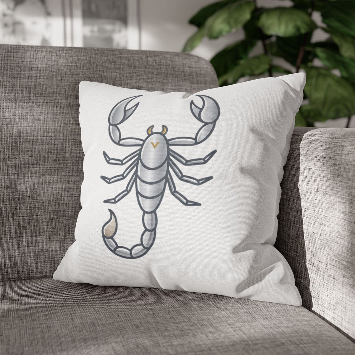 Scorpio Scorpion Pillowcase — Zodiac Decorative Throw Pillow