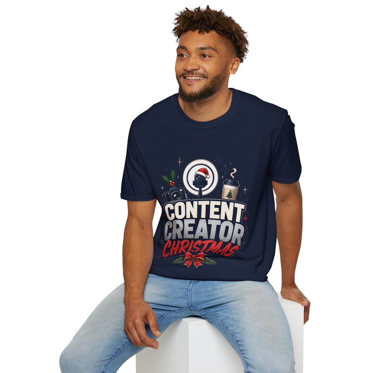 Content Creator Christmas T-Shirt