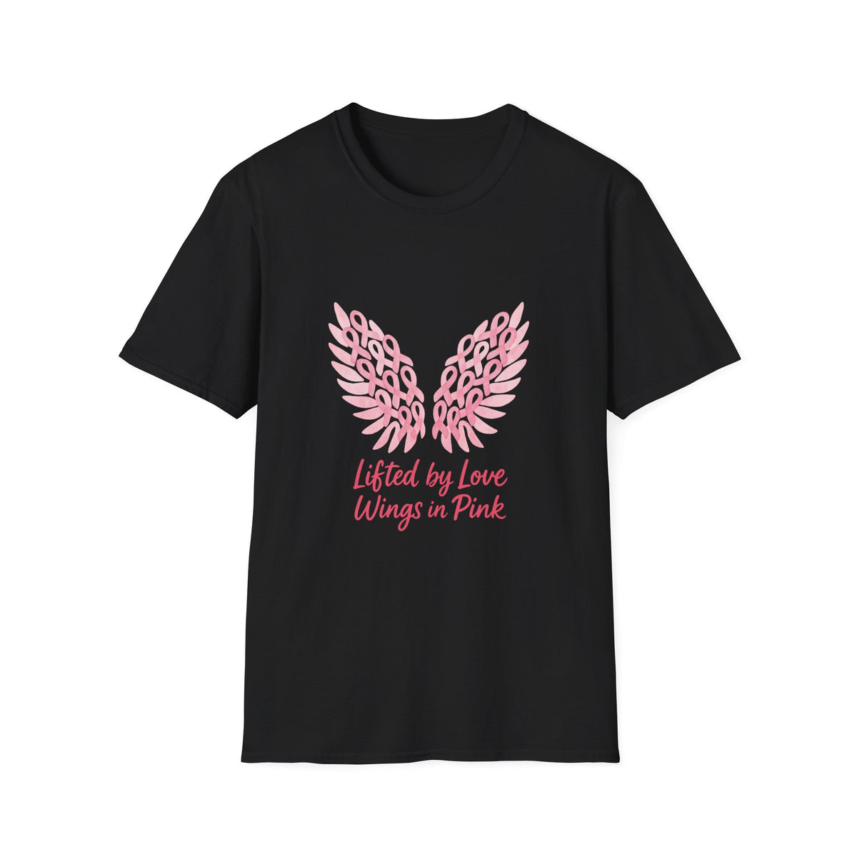 Angel Wings T-Shirt — 'Lifted by Love, Wings of Faith' Inspirational Tee - Trending Now - October 2026