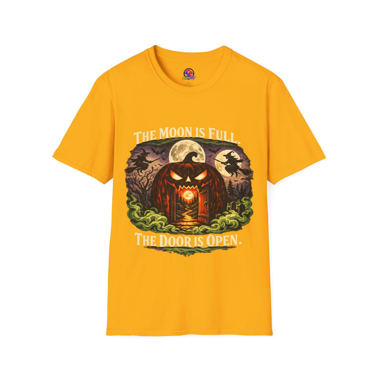 Halloween The Moon Is Full Unisex Softstyle T-Shirt