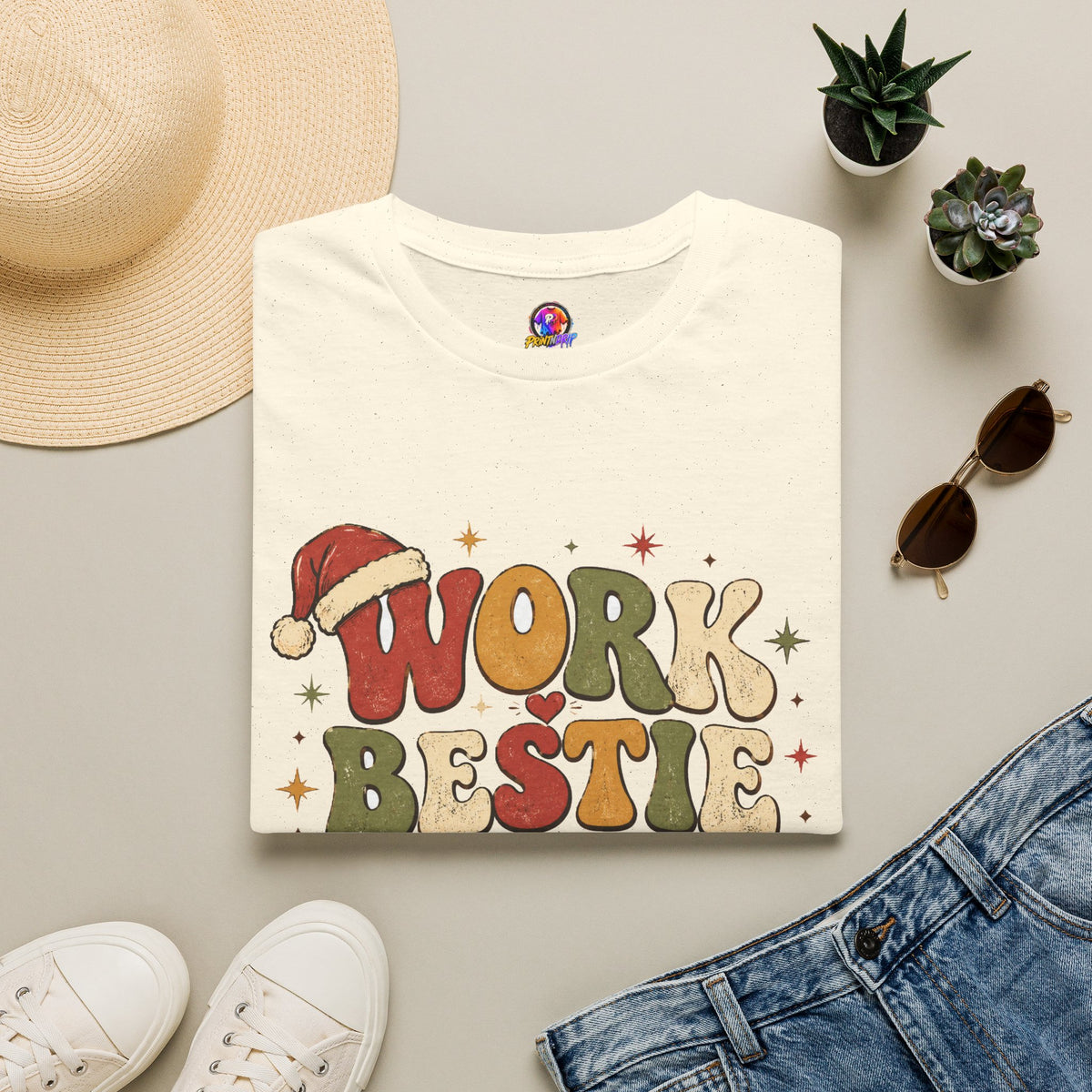 Work Bestie Holiday Club T-Shirt