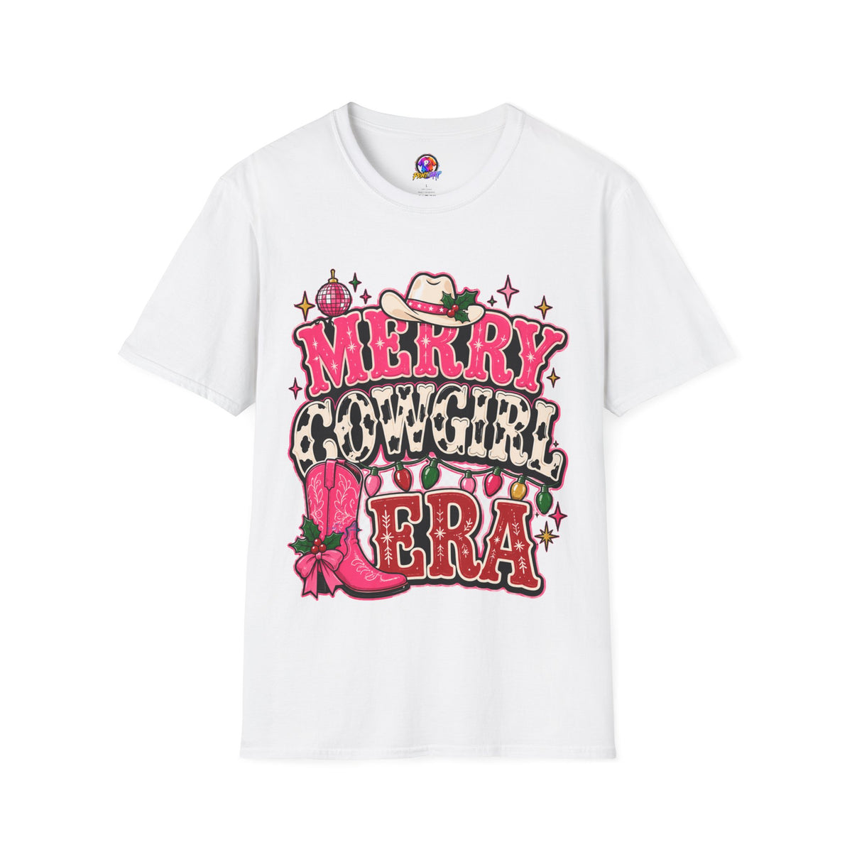 Merry Cowgirl Christmas T-Shirt