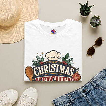 Christmas Kitchen Captain T-Shirt — Festive Holiday Cooking Tee