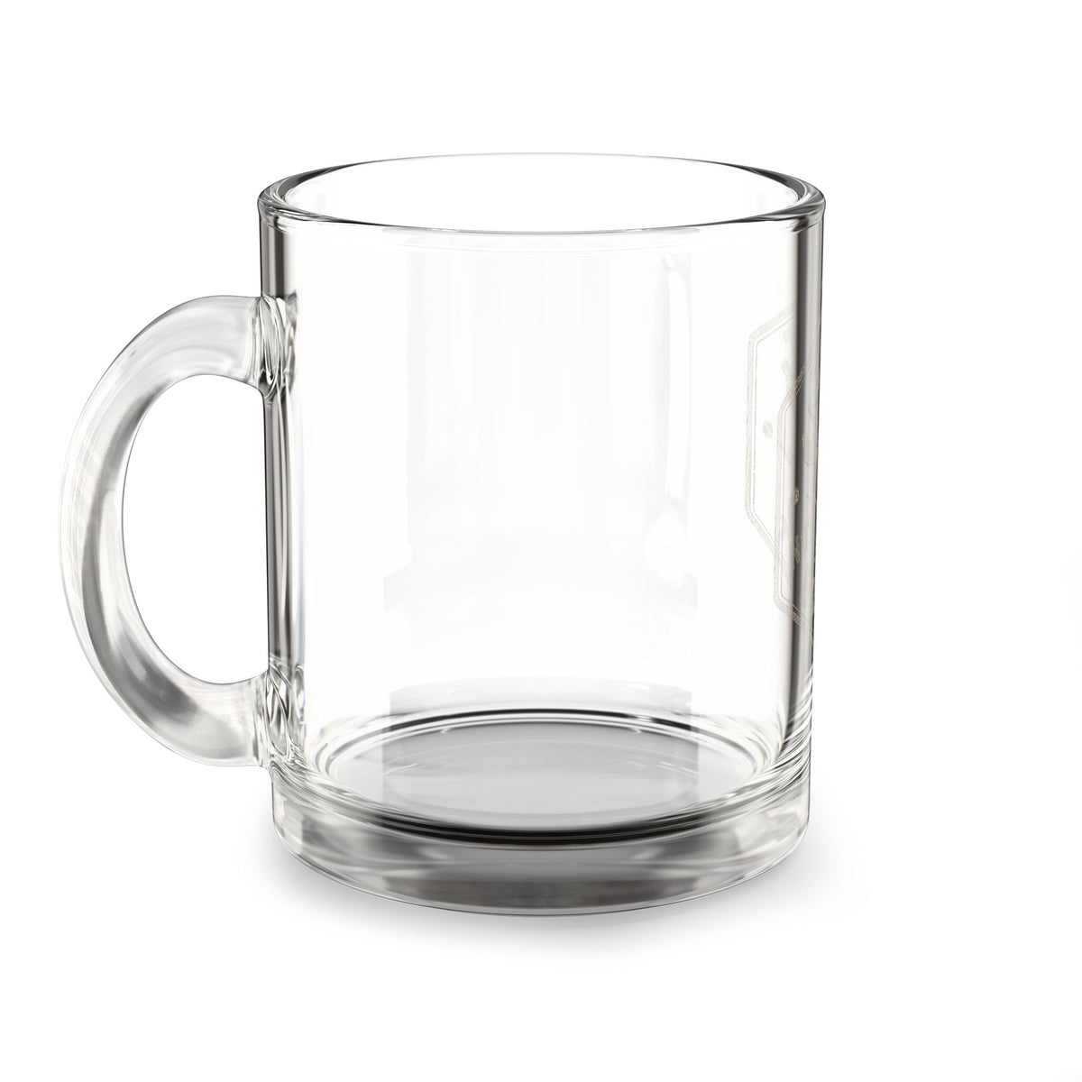 Glass Mug, 10oz Milo Bailey Dog Dad Mom Glass Mug, 10oz
