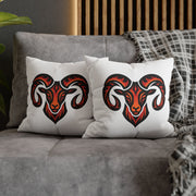 Aries Fiery Ram Head Pillowcase