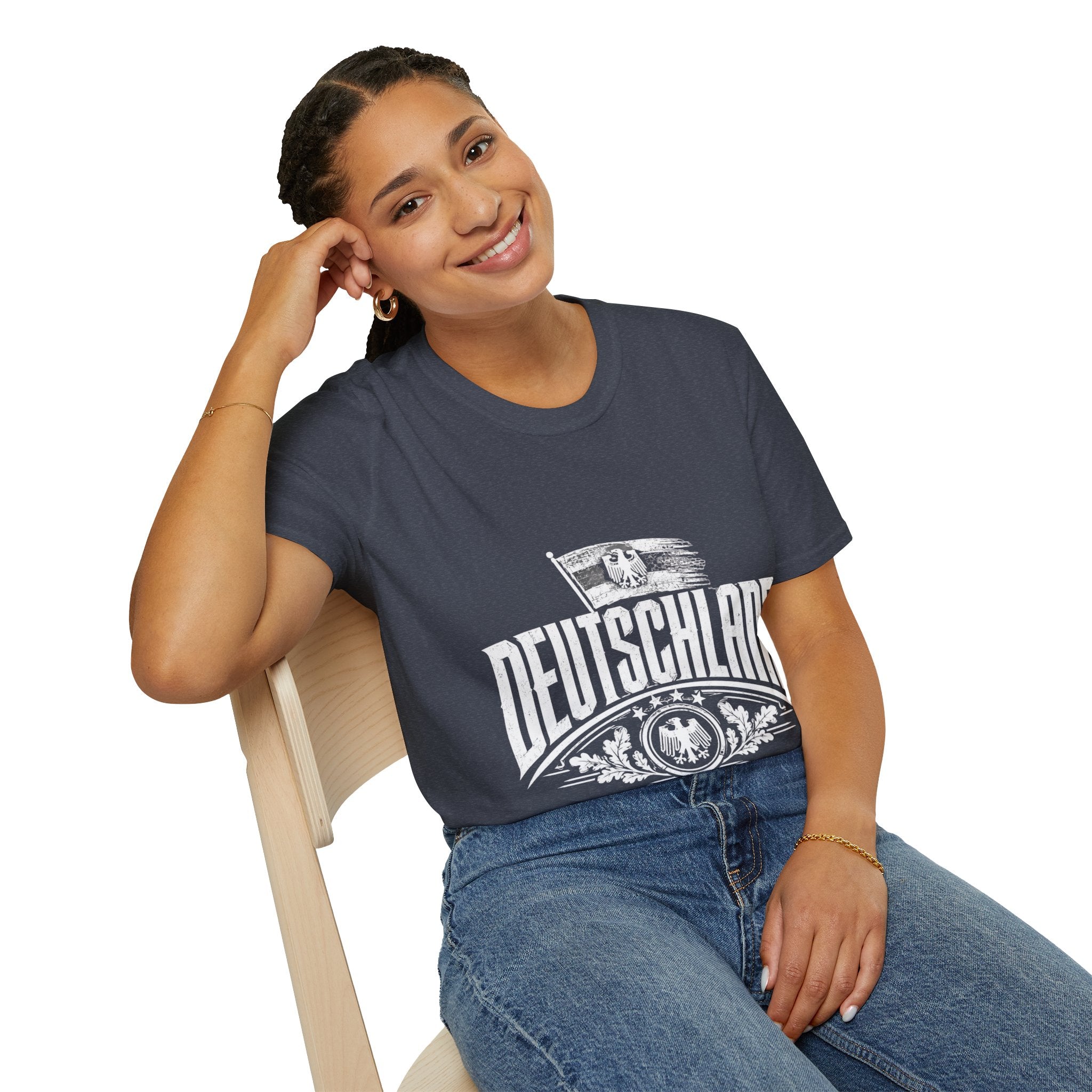 Germany Deutschland T-Shirt — Vintage German Crest Soccer Fan Tee