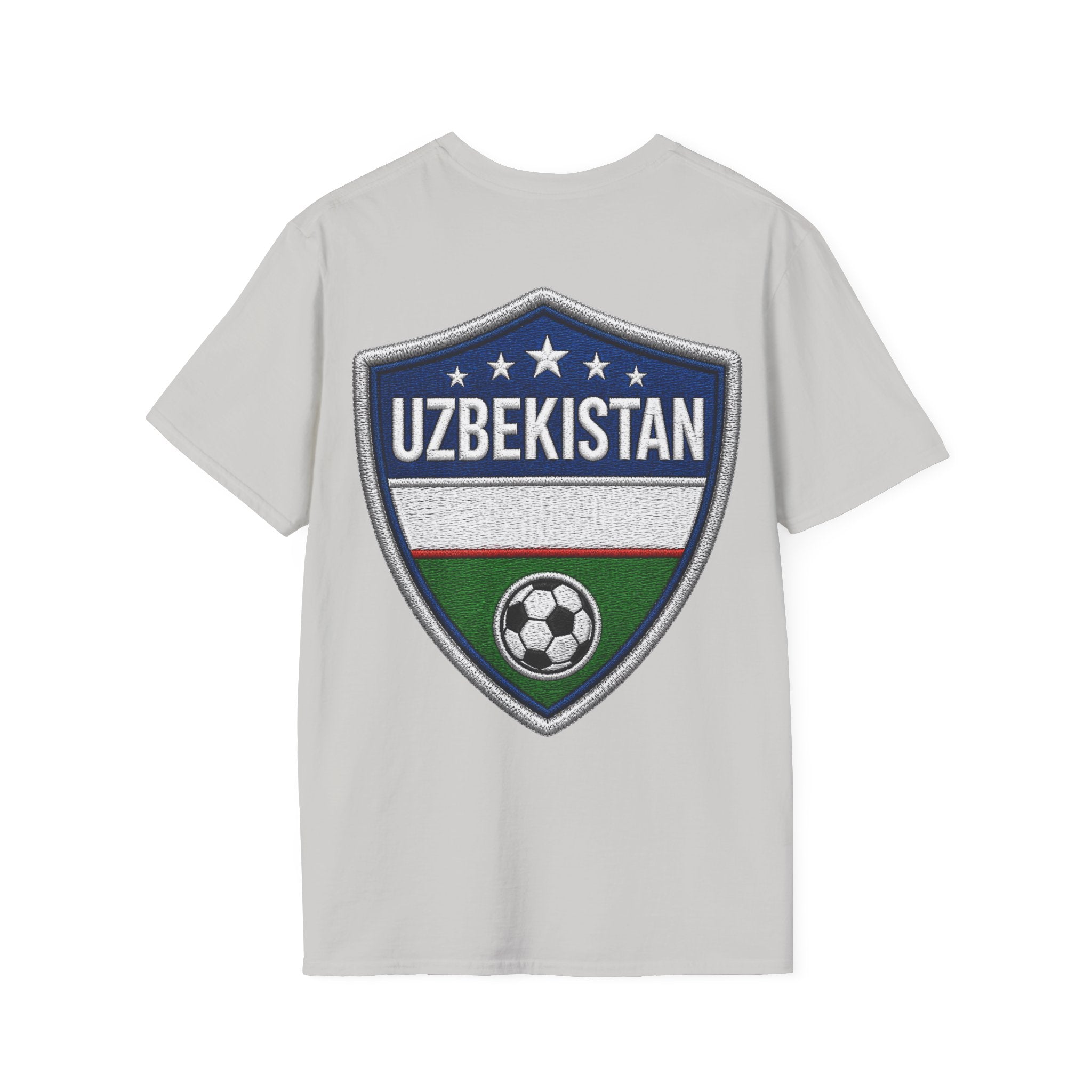 Silk Road Strike Soccer T-Shirt — Uzbekistan Football Graphic Tee