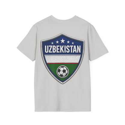 Silk Road Strike Soccer T-Shirt — Uzbekistan Football Graphic Tee