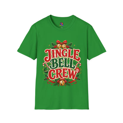 Jingle Bell Crew T-Shirt — Festive Christmas Holiday Tee