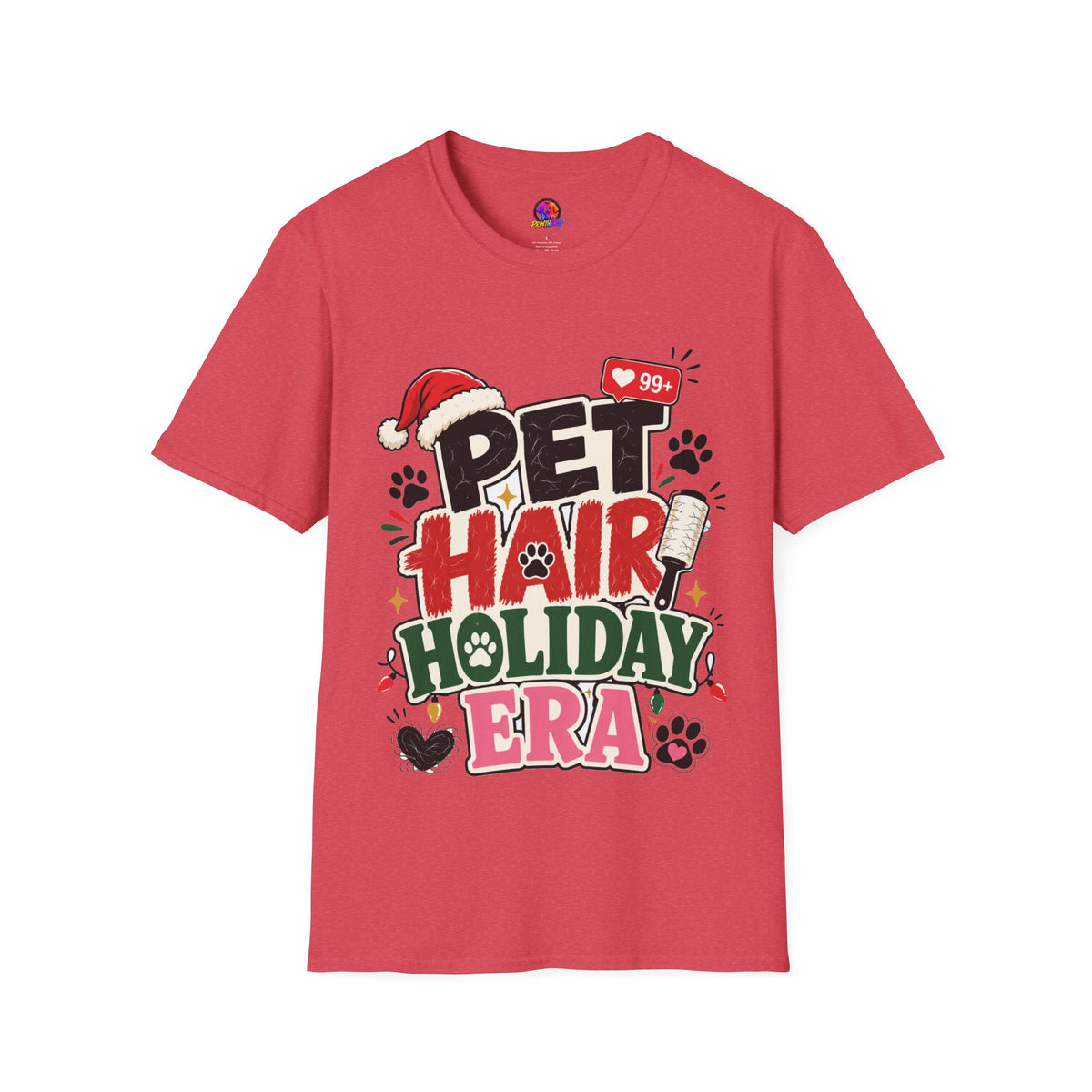 Pet Hair Holiday Tee — Funny Christmas Shirt for Pet Lovers