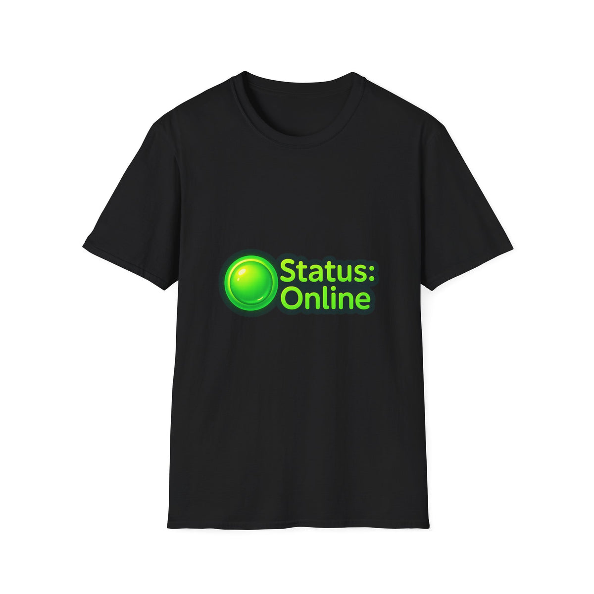 Status Online T-Shirt — Green Online Status Icon Tee - Trending Now - October 2026