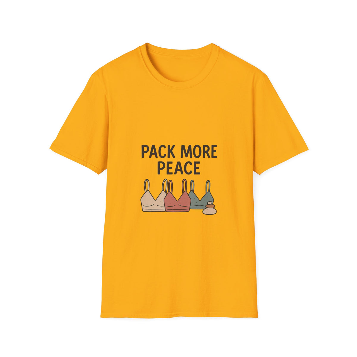 Pack More Peace T-Shirt — Minimalist Yoga / Mindfulness Tee - Trending Now - October 2026