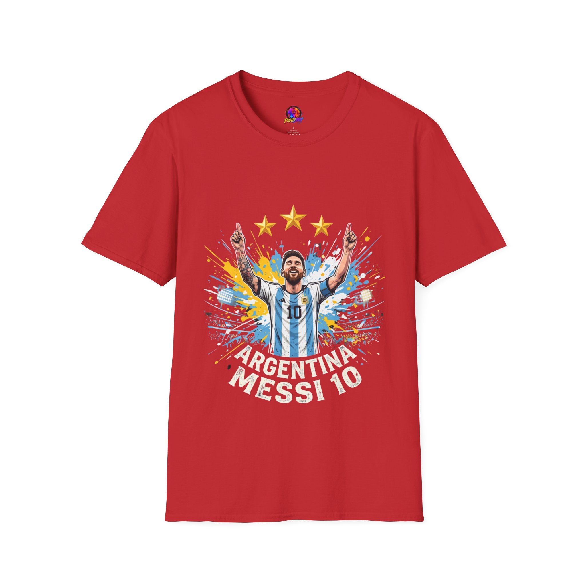 Argentina Messi  Soccer T‑Shirt — Argentina Messi 10 Fan Tee