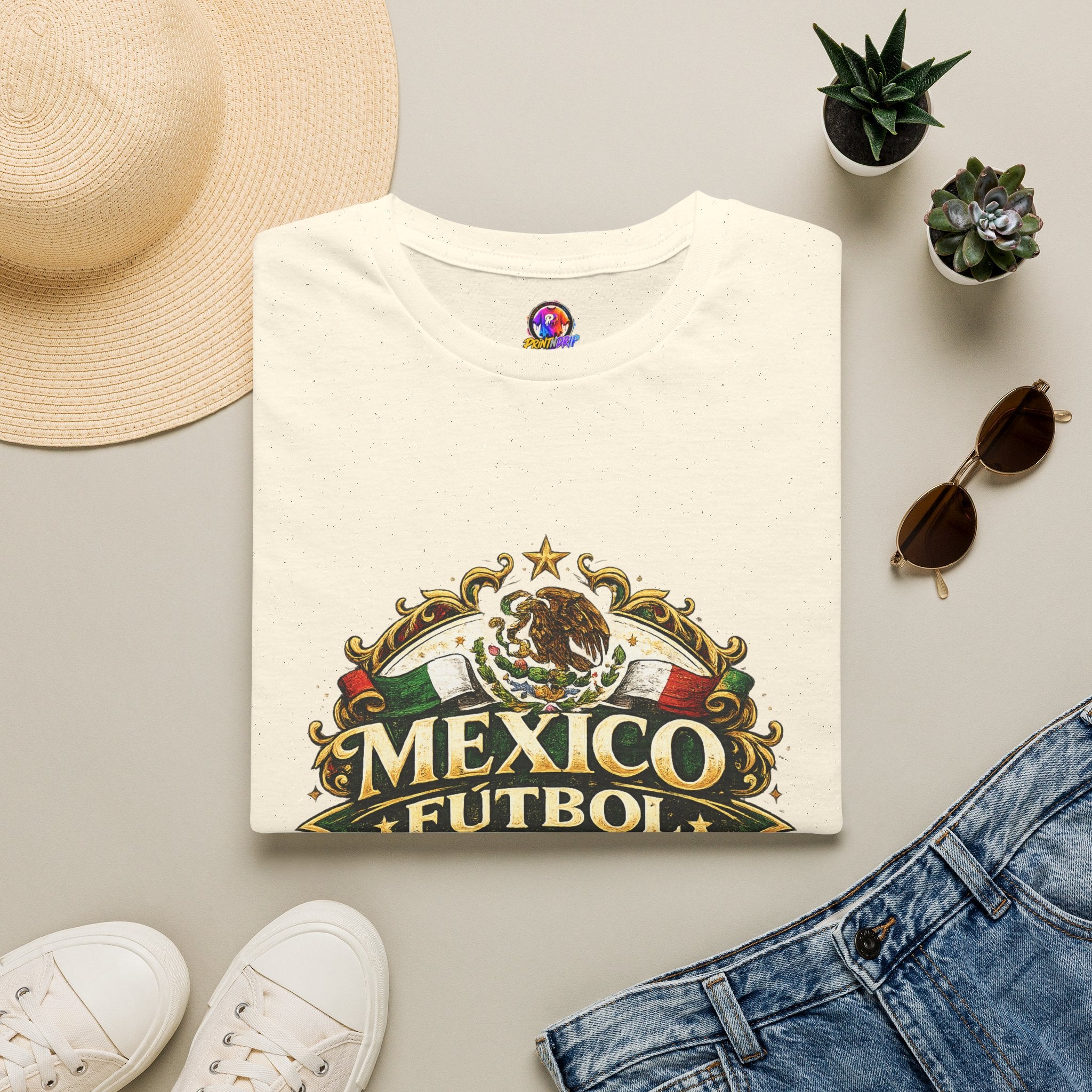 Mexico Fútbol Orgullo T-Shirt — Mexican Soccer Pride Graphic Tee
