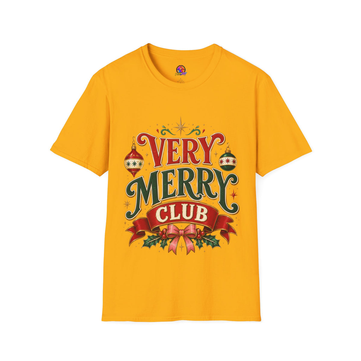 Very Merry Club T-Shirt — Festive Christmas Holiday Tee