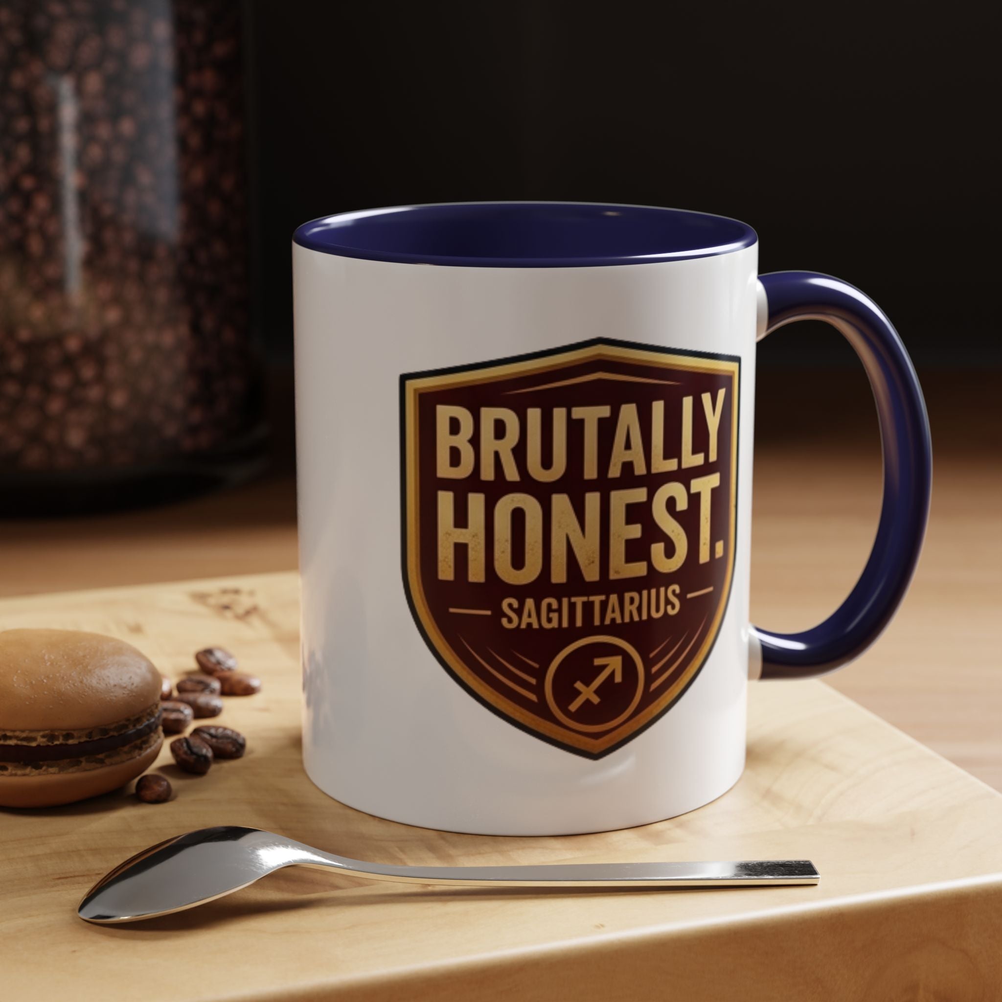 Sagittarius Coffee Mug - "Brutally Honest" Zodiac Accent Mug (11/15oz)