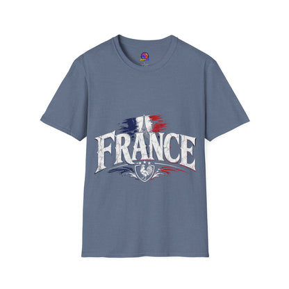 France Flag T-Shirt — Vintage Eiffel Tower French Pride Tee