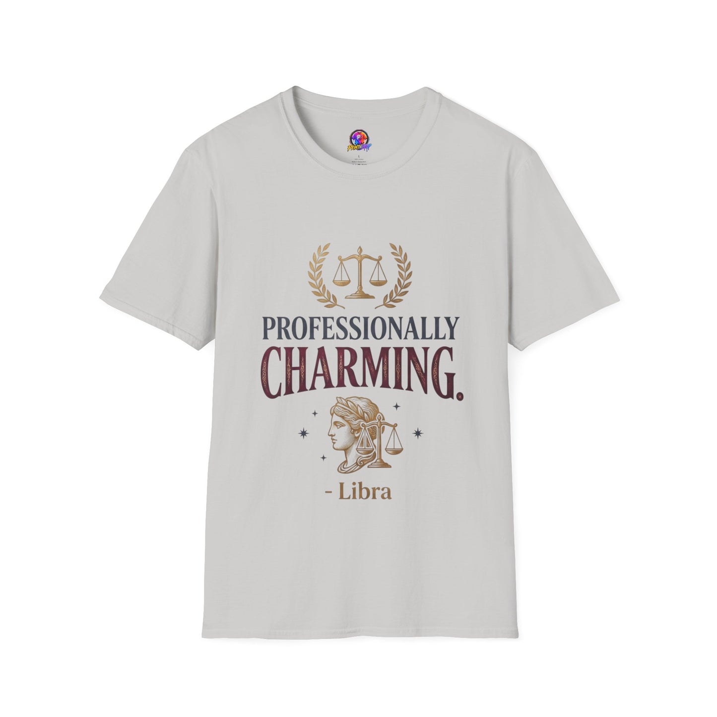 Professionally Charming Libra T-Shirt — Zodiac Scales Astrology Tee