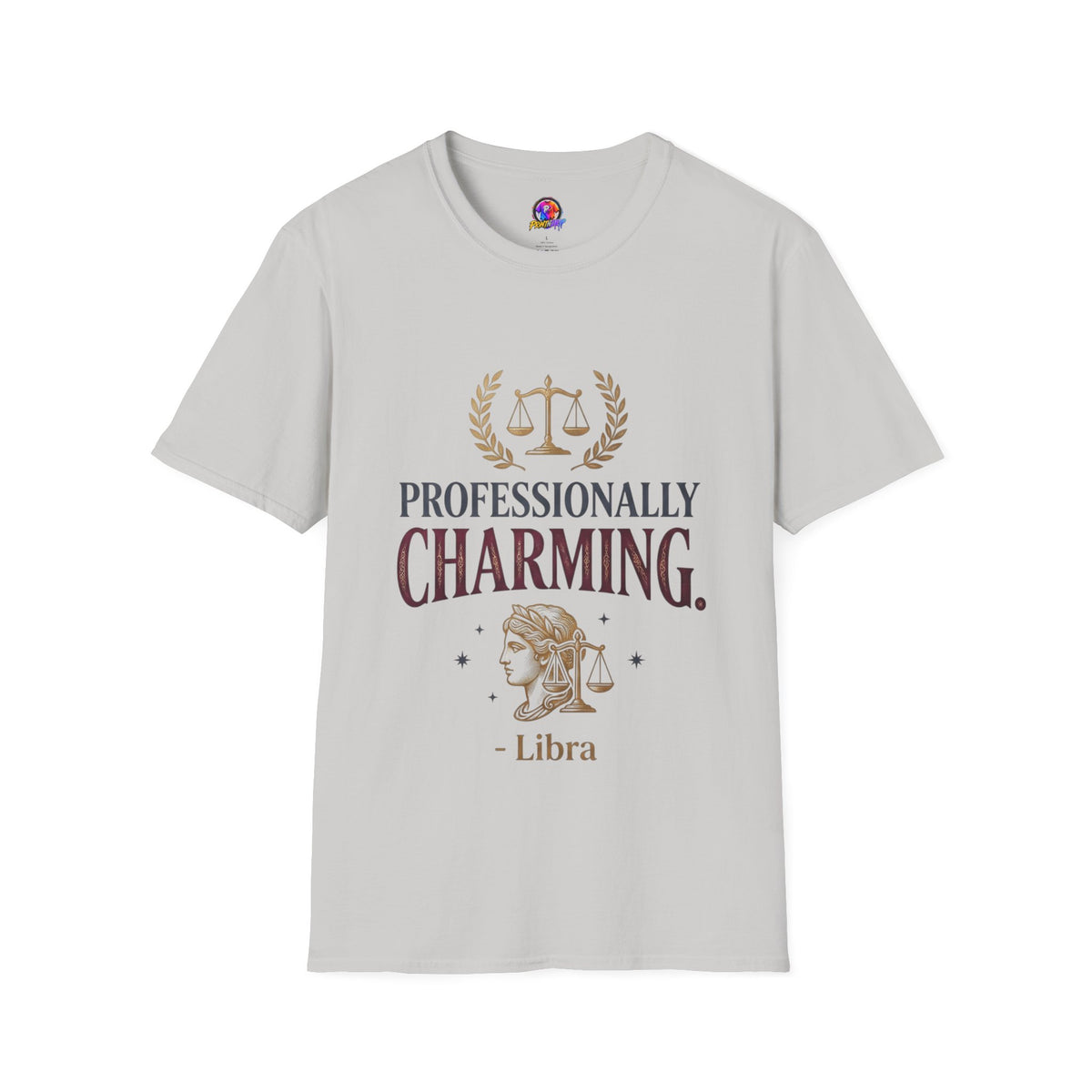 Professionally Charming Libra T-Shirt — Zodiac Scales Astrology Tee