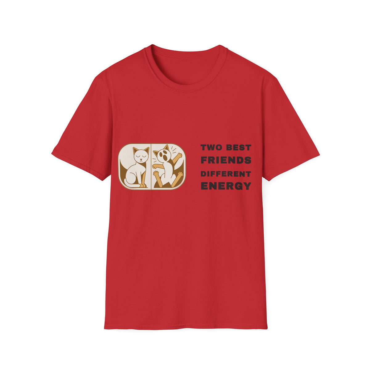 Cat and Dog T-Shirt — "Two Best Friends, Different Energy" Cute Pet Graphic Tee - Trending Now - September 2026
