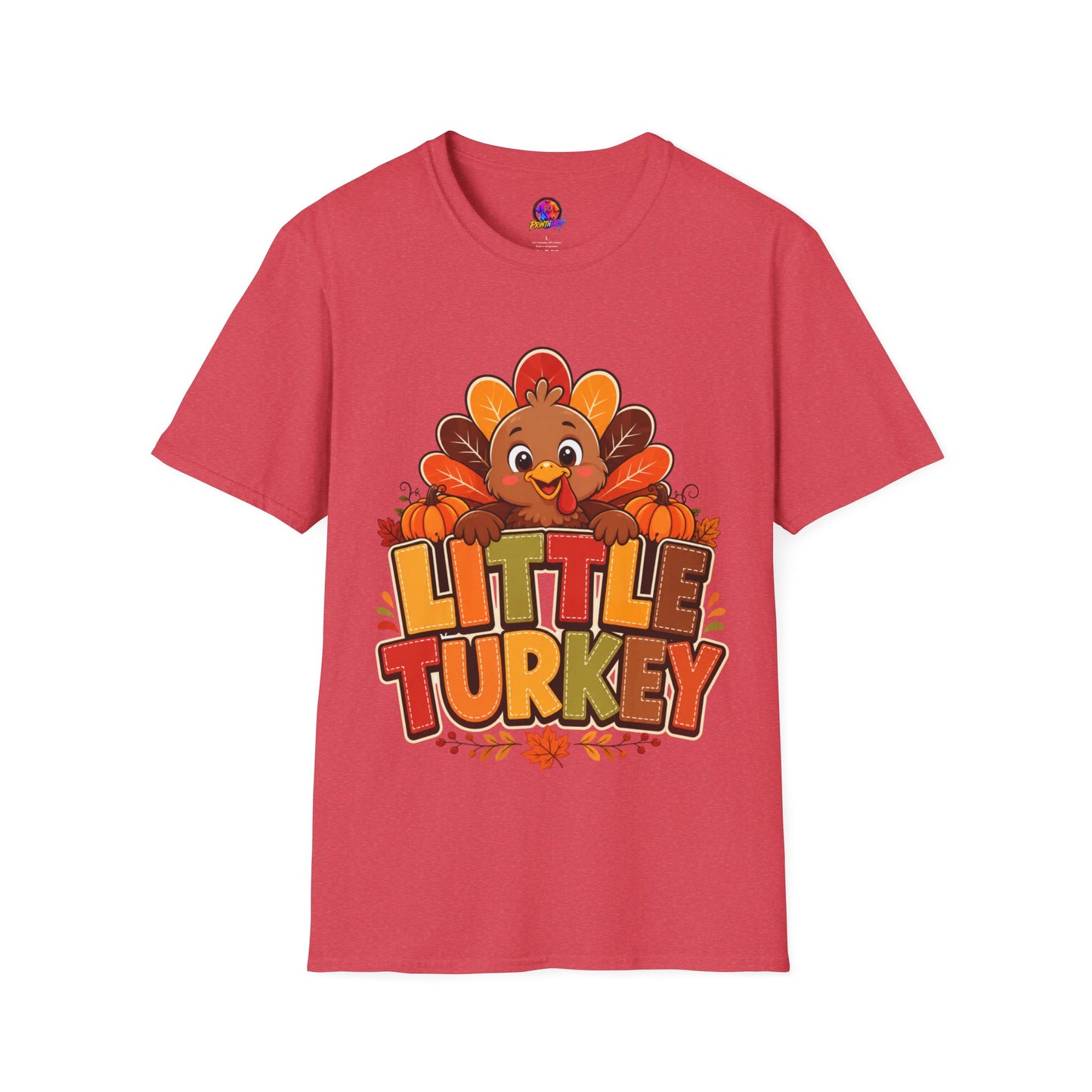 Little Turkey T‑Shirt – Cute Thanksgiving Kids & Family Tee