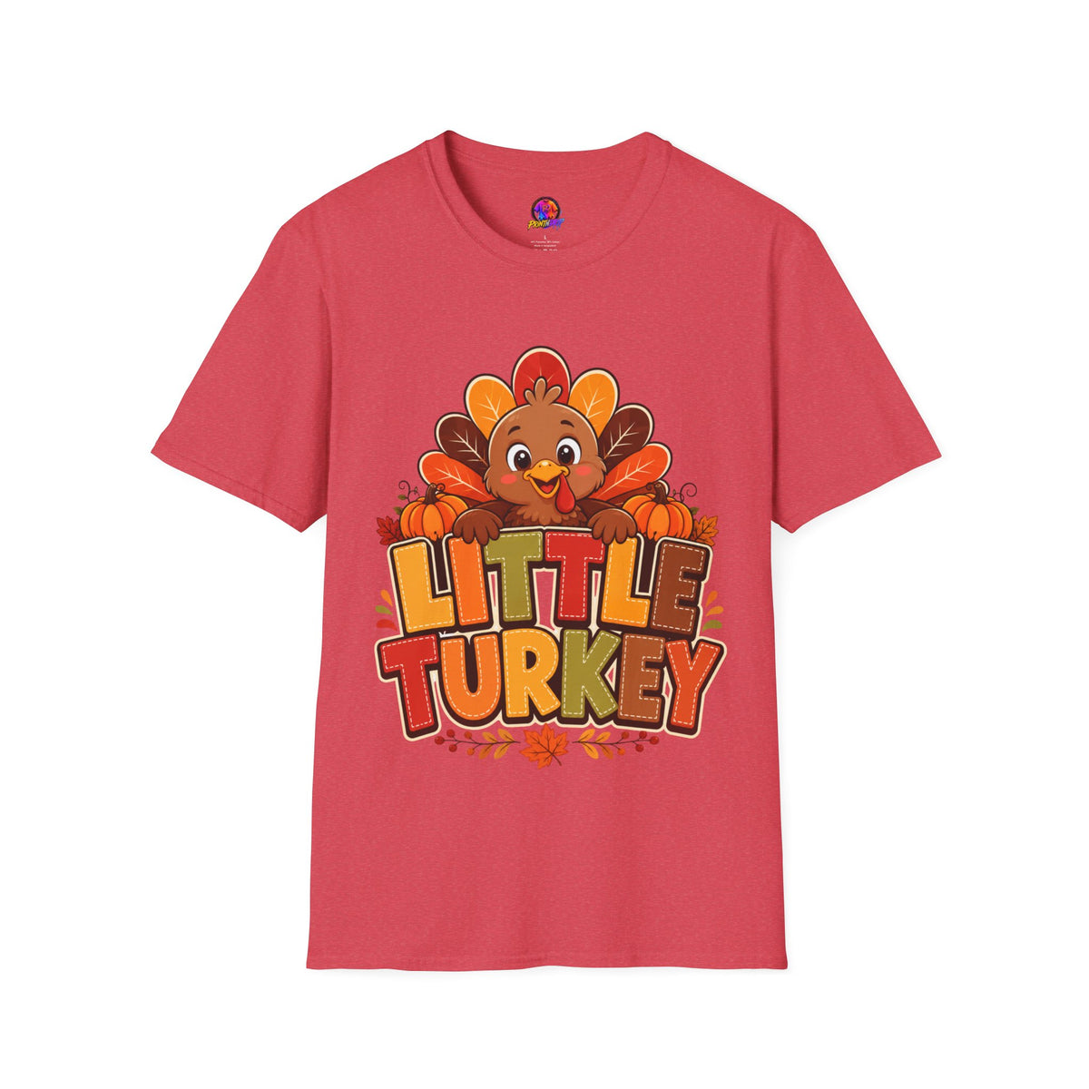 Thanksgiving T-Shirt Little Turkey T‑Shirt – Cute Thanksgiving Kids & Family Tee