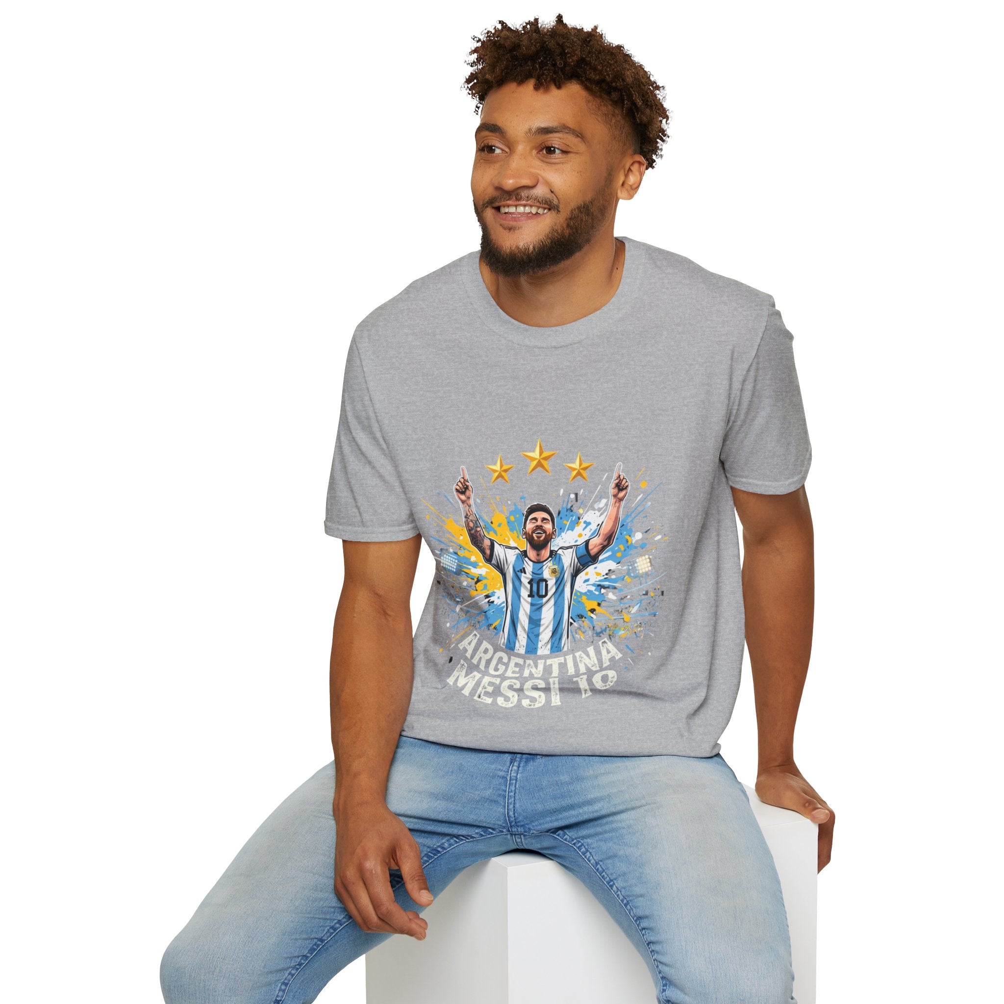 Argentina Messi  Soccer T‑Shirt — Argentina Messi 10 Fan Tee