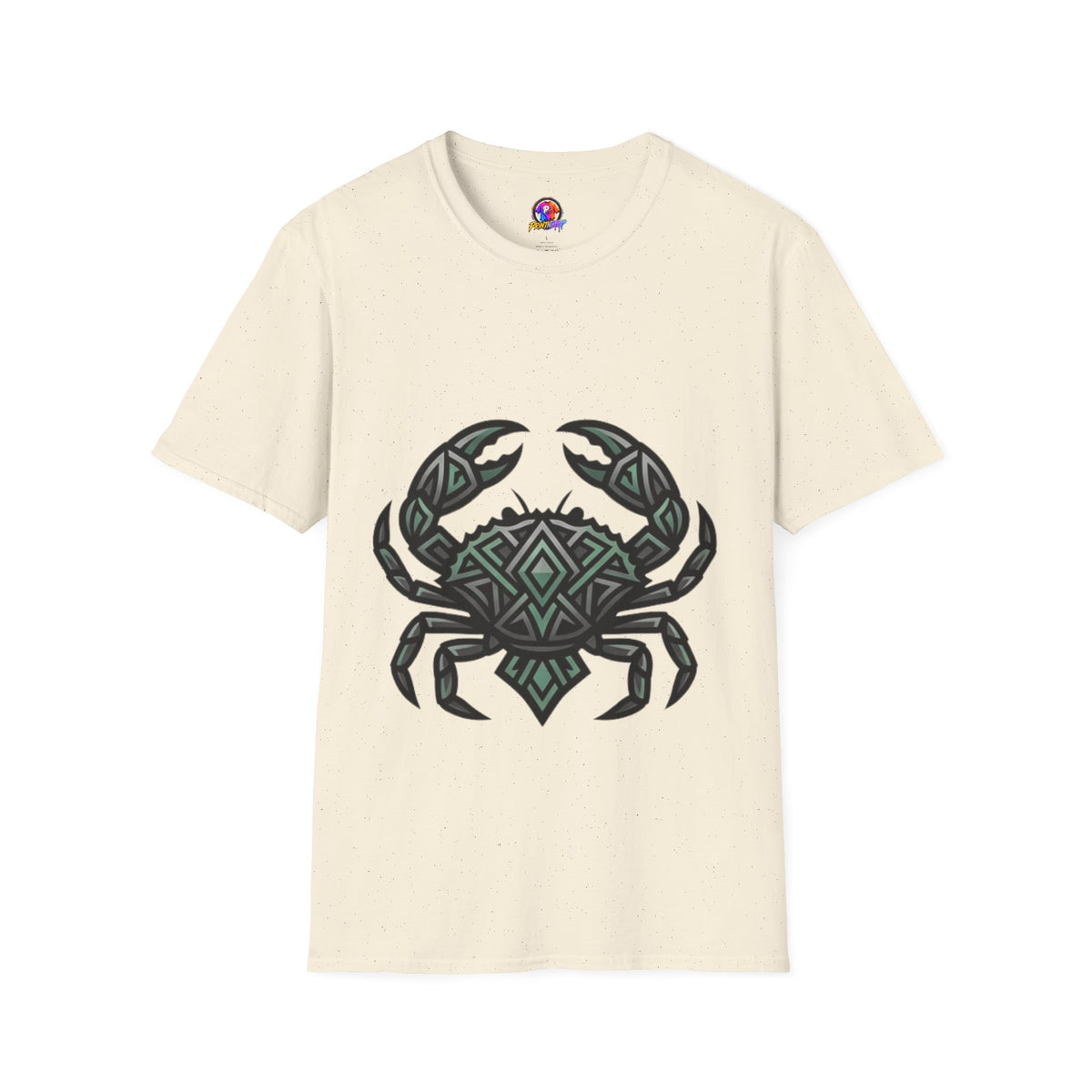 Cancer Zodiac Crab Tribal Graphic T-Shirt — Nautical Beachy Zodiac Style