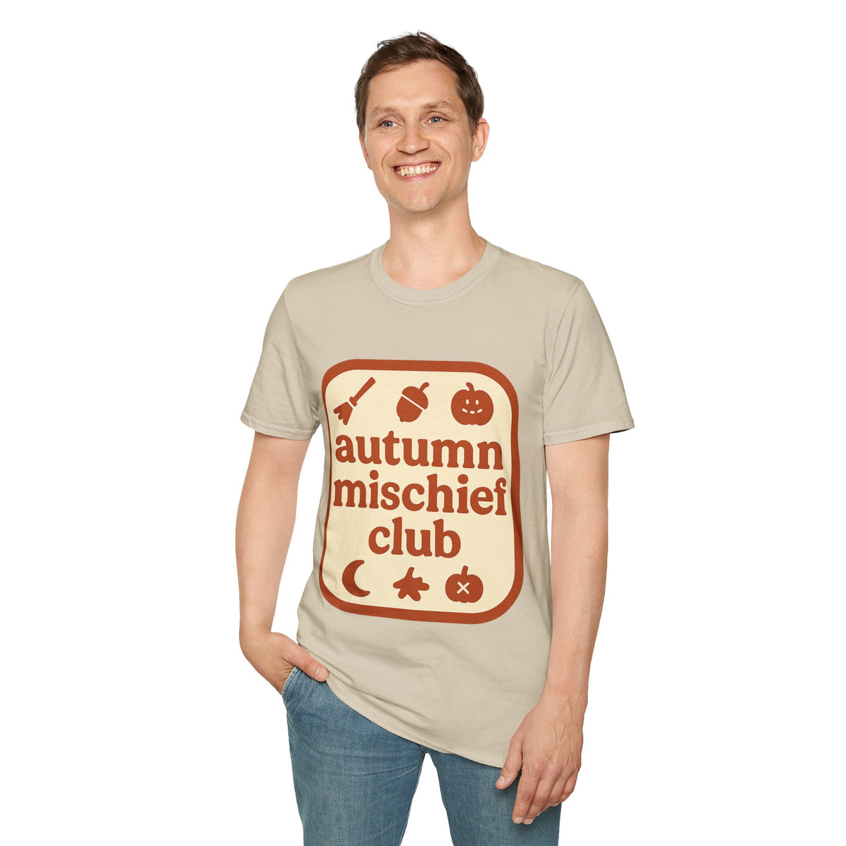 Autumn Mischief Club T-Shirt — Cozy Fall Graphic Tee - Trending Now - August 2026