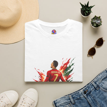 Portugal Soccer Player #7 Graphic T‑Shirt — Dynamic Portugal Fan Tee