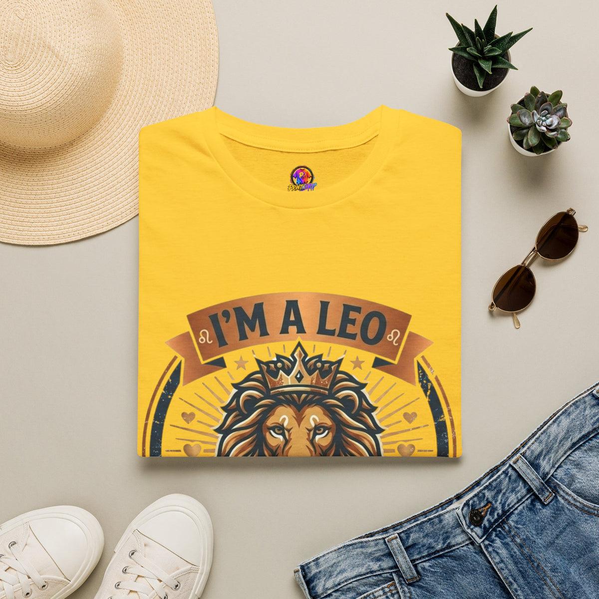 Leo Zodiac T-Shirt — "I’m a Leo: Big Heart, Bigger Attitude"