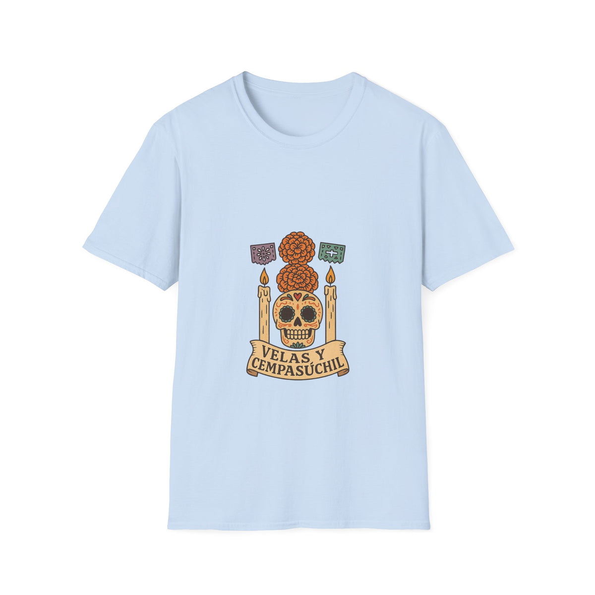Day of the Dead Sugar Skull T-Shirt - Día de los Muertos Floral Skull Tee - Trending Now - October 2026