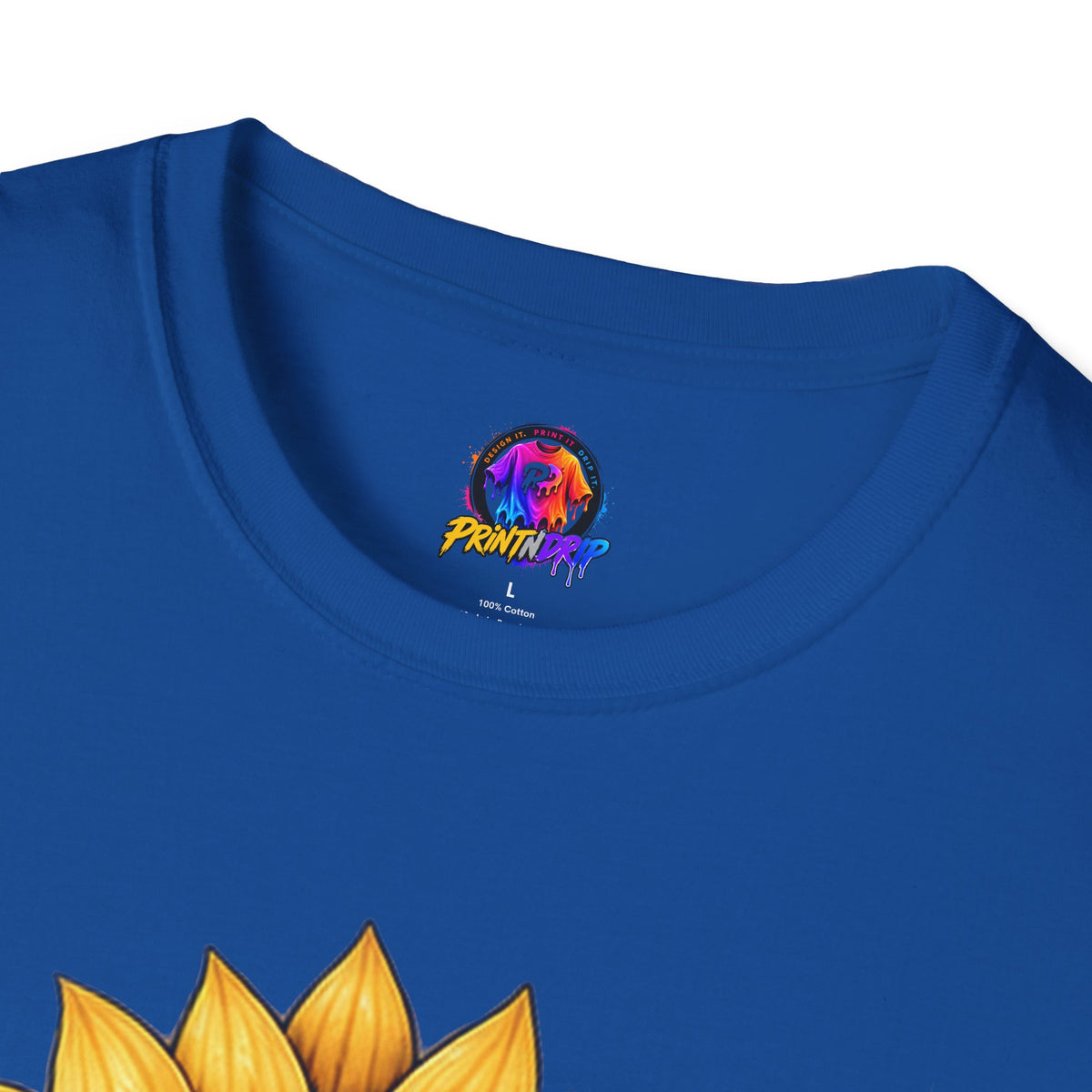 Childhood Cancer Awareness T-Shirt — "Hope Changes Lives" Sunflower Ribbon
