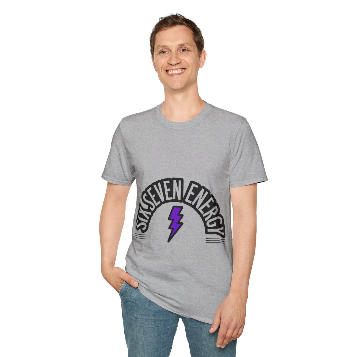 Six Seven Energy Retro Lightning Tee - Bold Slogan Punk Rock Graphic T-Shirt - Trending Now - September 2026