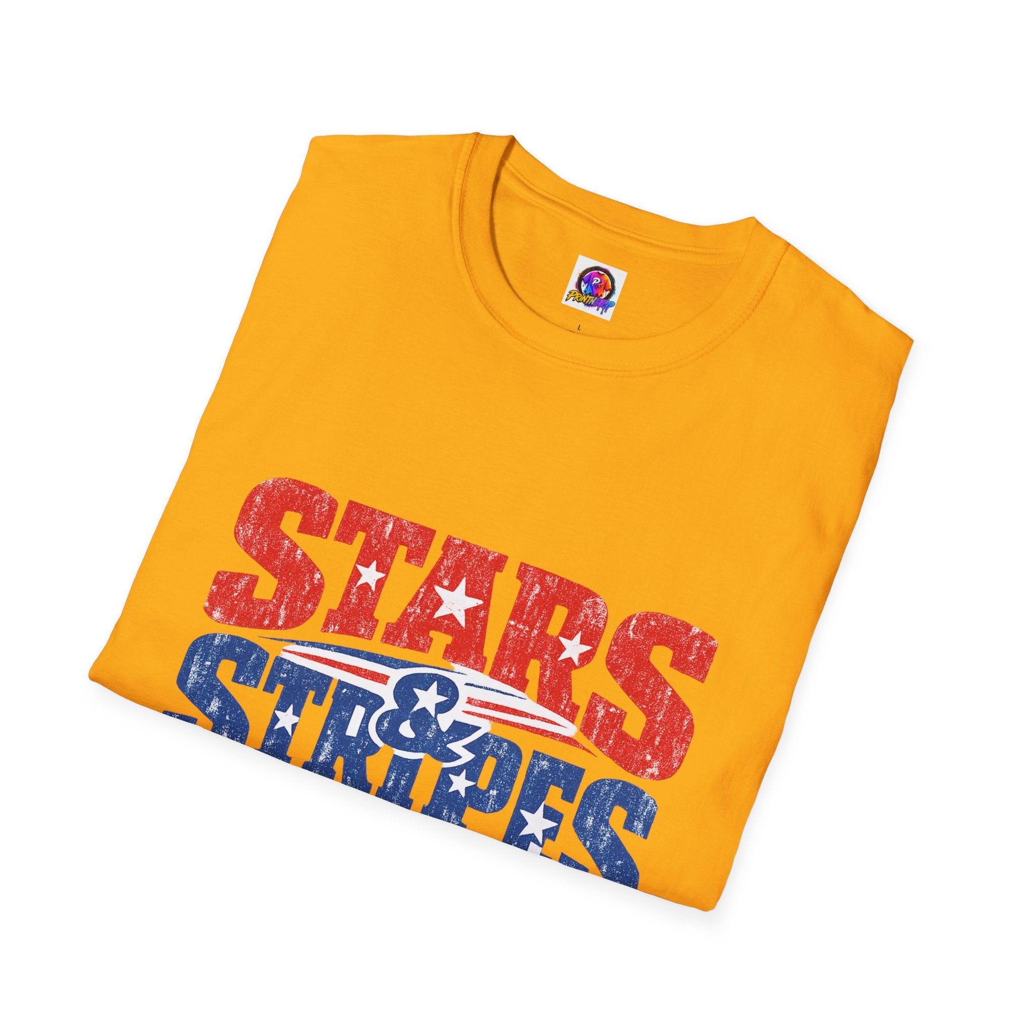 USA Stars & Stripes Forever T-Shirt — Patriotic Red White Blue Graphic Tee