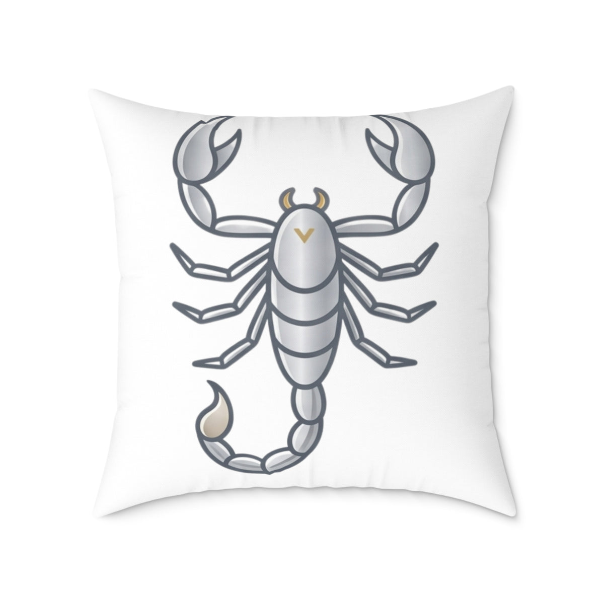 Zodiac Scorpio Astrological Square Poly Canvas Pillow