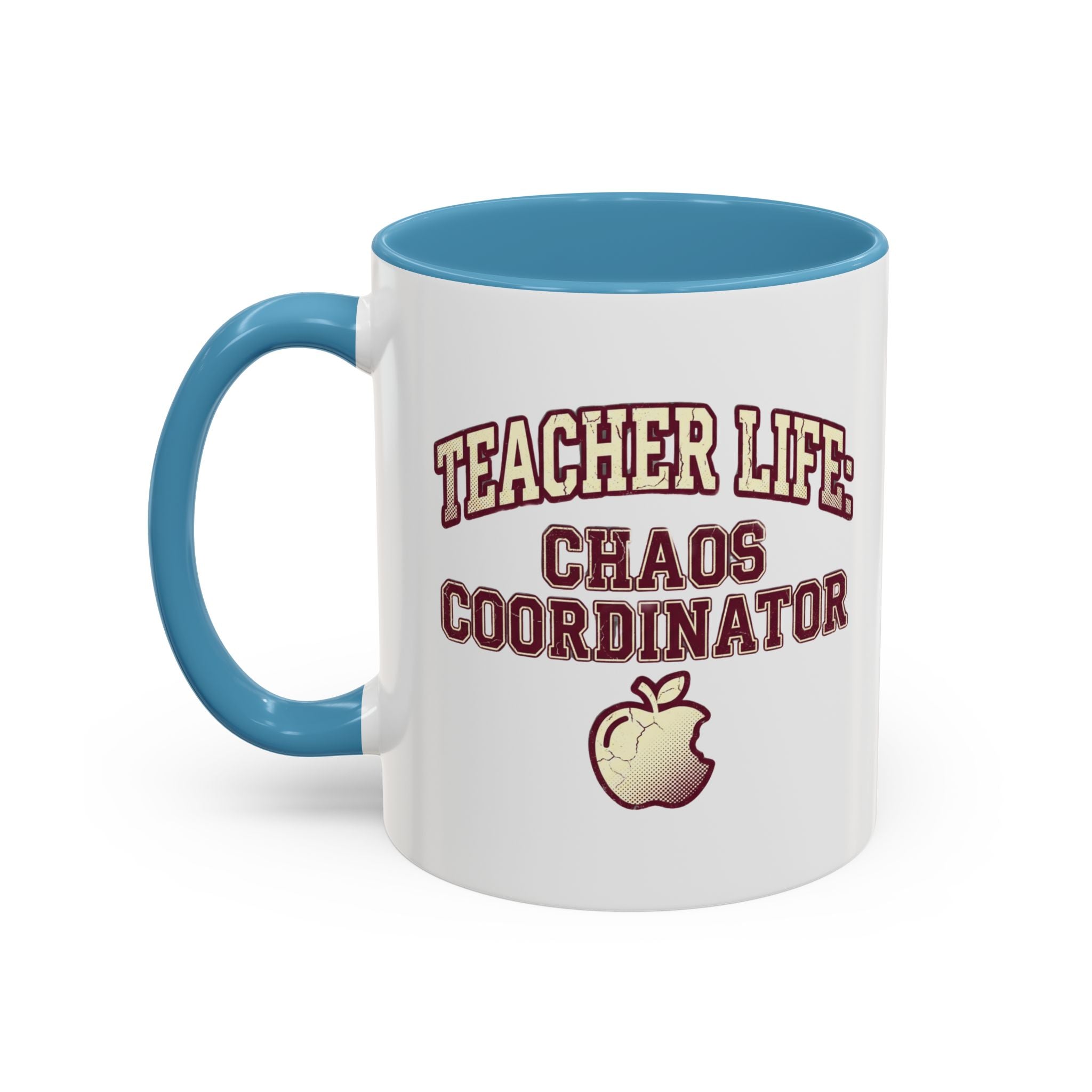Funny Teacher Life Chaos Coordinator Coffee Mug — Accent Mug