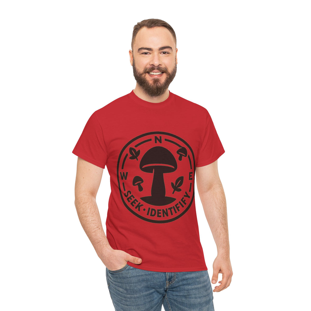 Rooted in Connection Mushroom Graphic Tee - Aesthetic Nature T-Shirt - Trending Now - September 2026