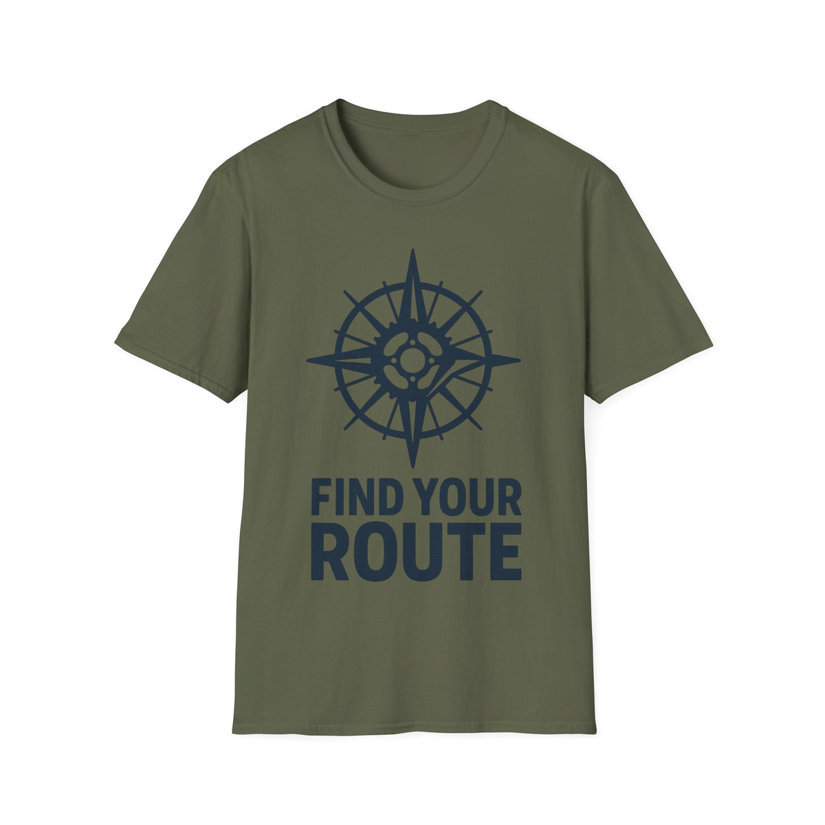 "Find Your Route" Compass Graphic Tee | Minimalist Adventure Travel T-Shirt - Trending Now - September 2026