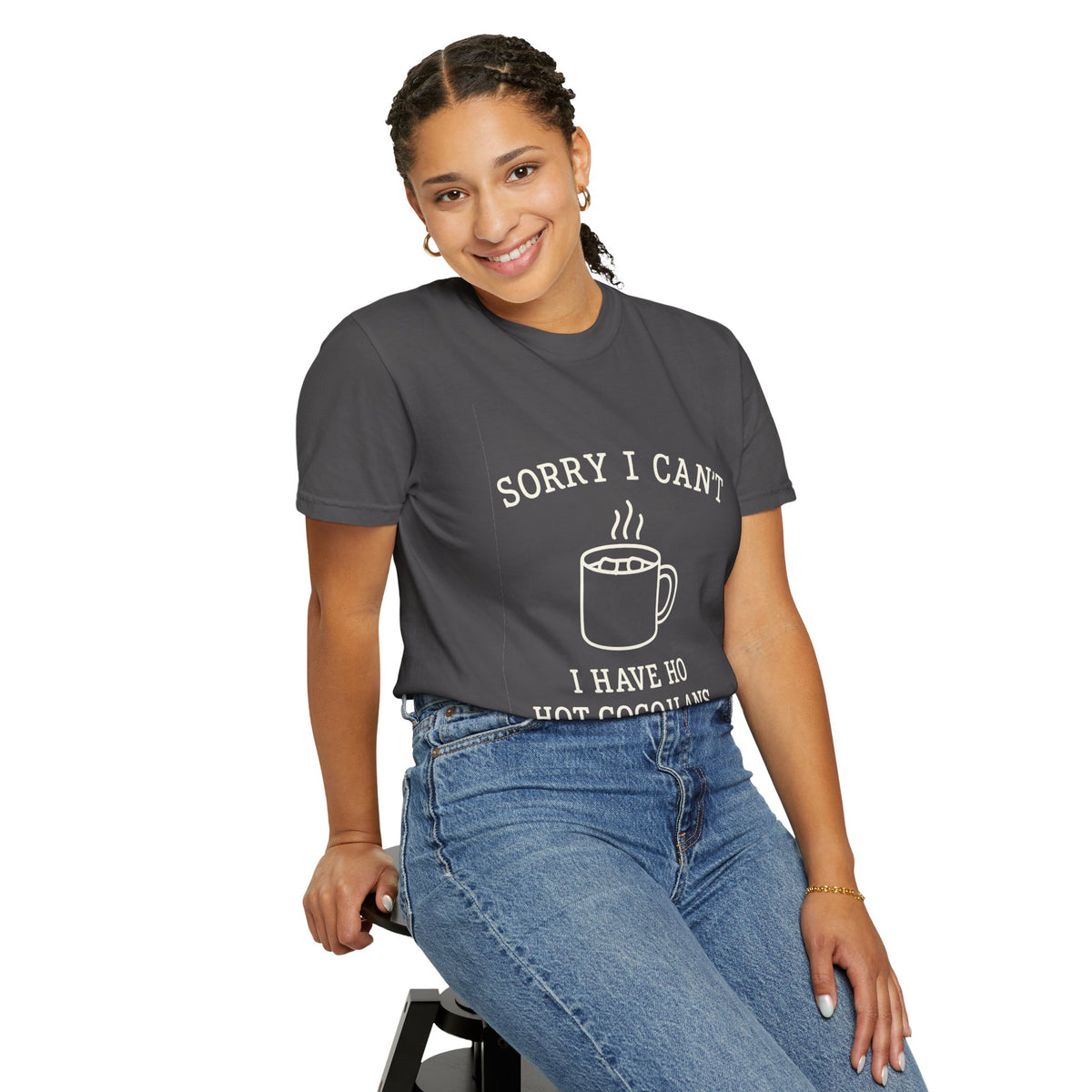 Hot Cocoa Plans T-Shirt — "Sorry I Can’t, I Have Hot Cocoa Plans" Cozy Graphic Tee - Trending Now - October 2026