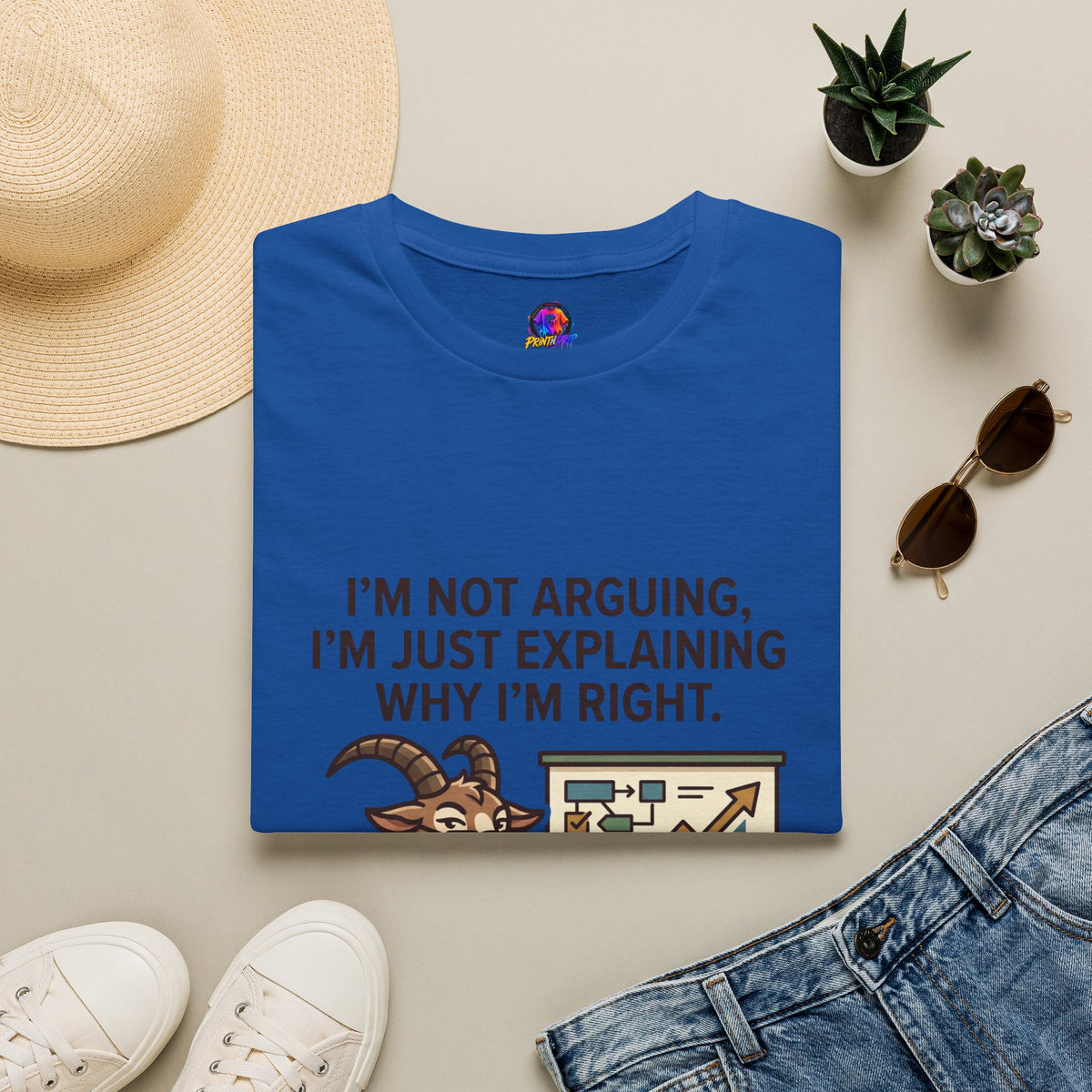 Capricorn T-Shirt "I’m Not Arguing, I’m Just Explaining Why I’m Right"