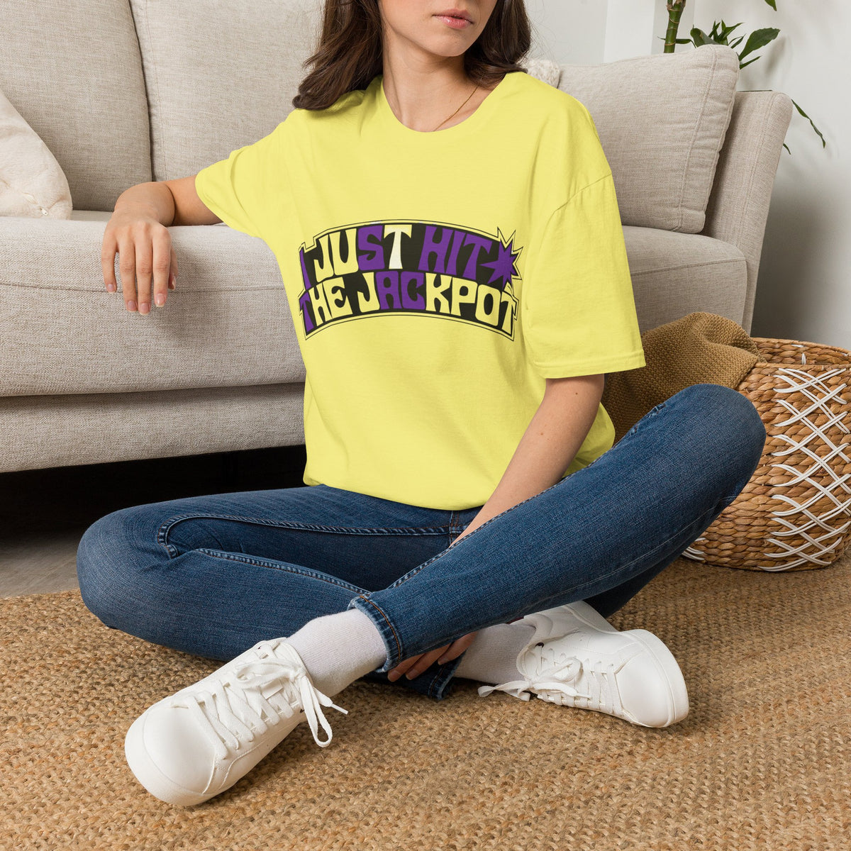 Just Hit the Jackpot T-Shirt — Retro Casino Graphic Tee - Trending Now - August 2026