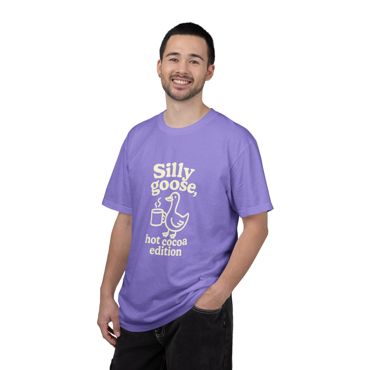Silly Goose Hot Cocoa T-Shirt — Cute Winter Graphic Tee - Trending Now - October 2026