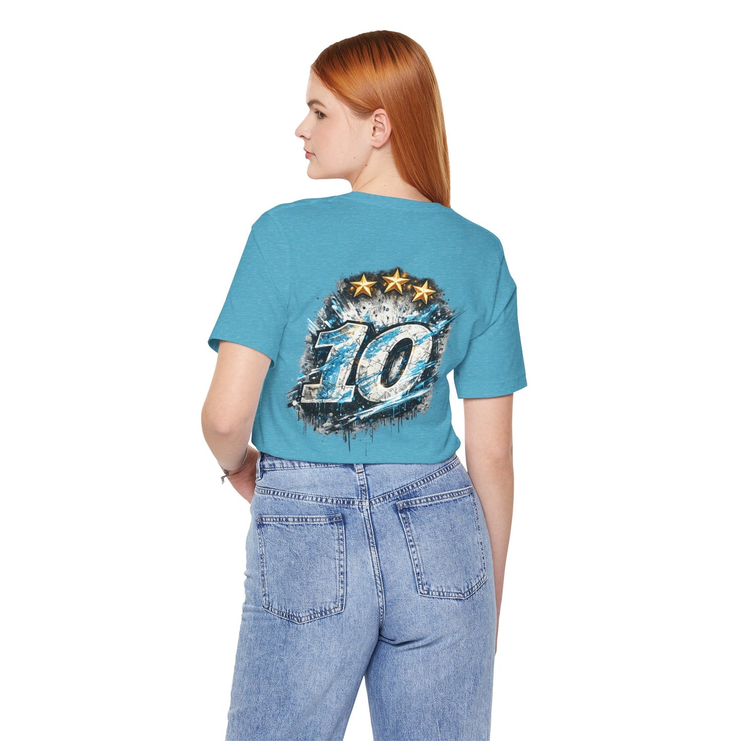 Buenos Aires Nights T‑Shirt — '10' Grunge Graphic Tee - Argentina No. 10