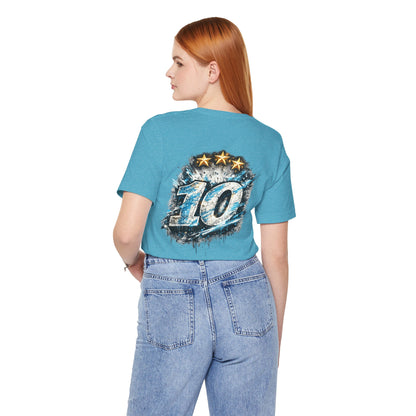 Buenos Aires Nights T‑Shirt — '10' Grunge Graphic Tee - Argentina No. 10