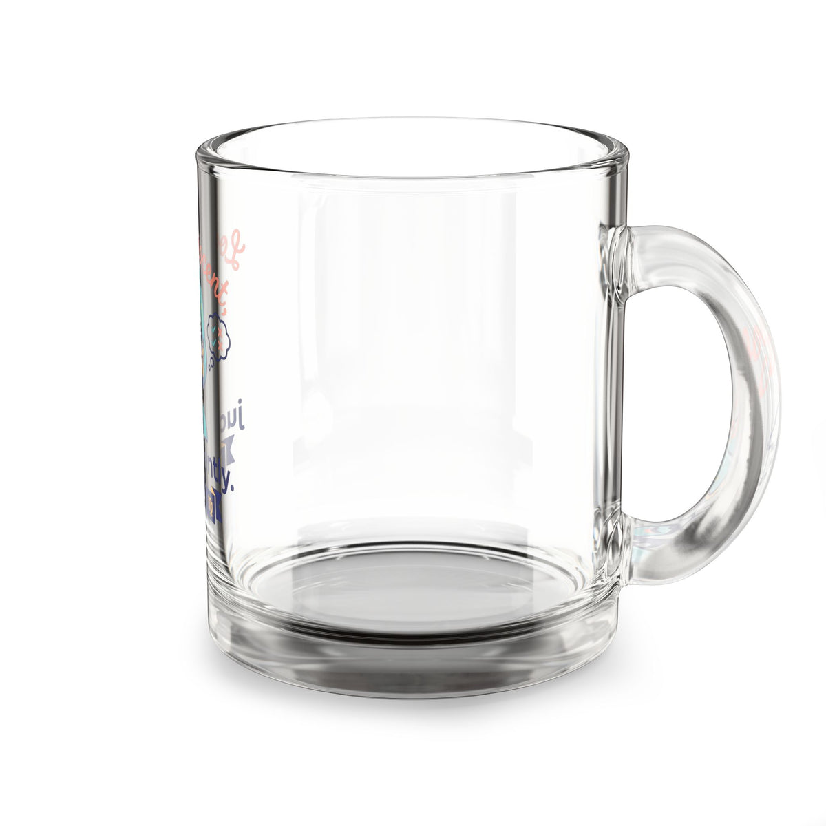 Virgo Glass Mug — "Looks Innocent, Judges Silently" 10oz Astrology Coffee Cup