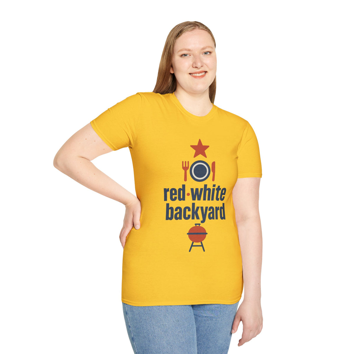Patriotic BBQ T-Shirt — Red Star Plate Grill Graphic - Trending Now - August 2026