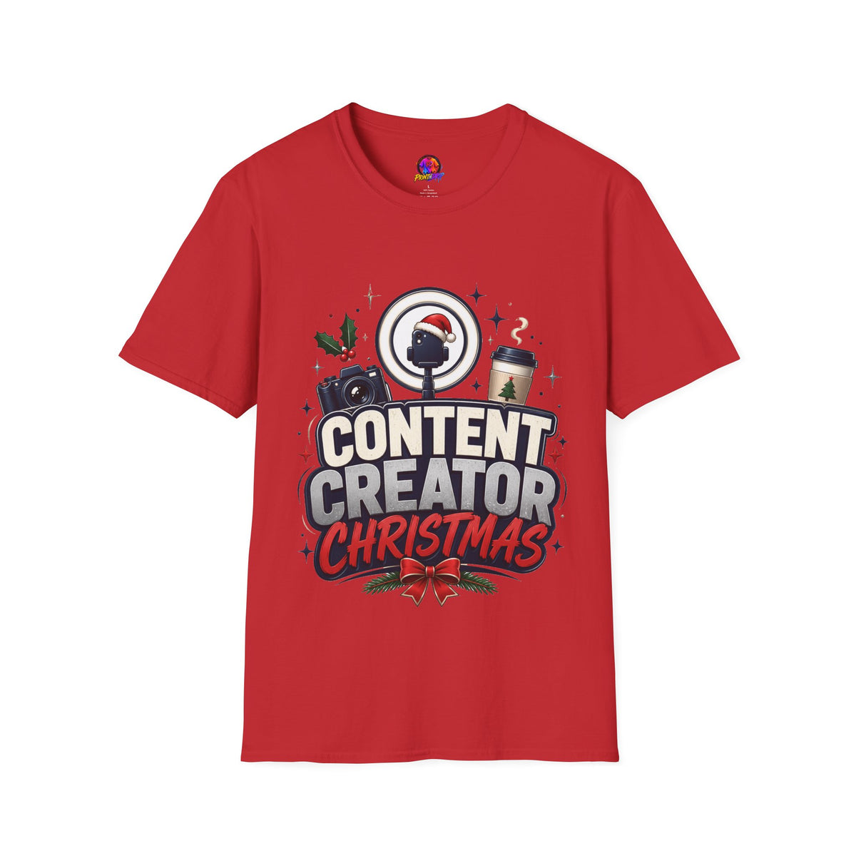Content Creator Christmas T-Shirt