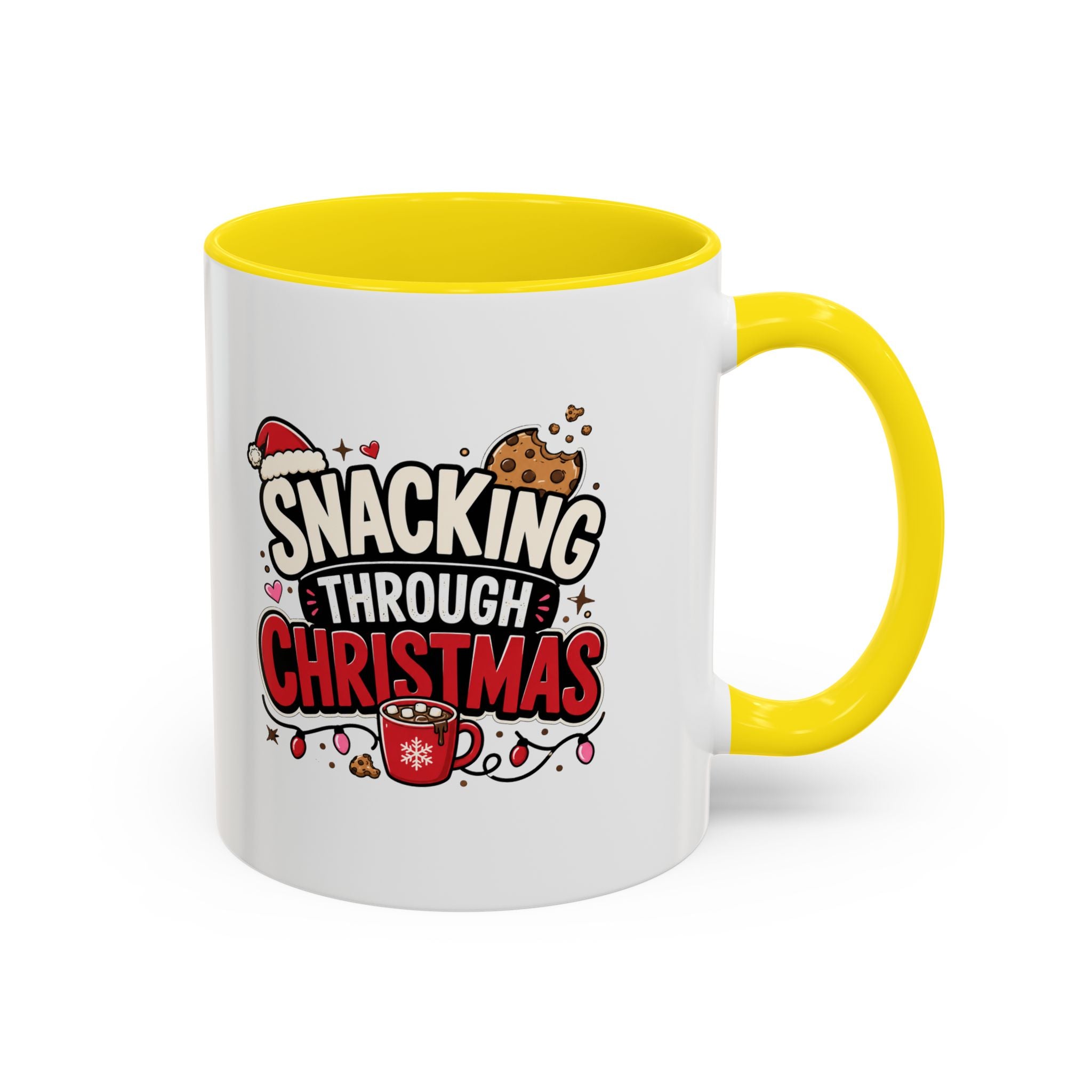 Modern Day Christmas Snacking Through Christmas Coffee Mug